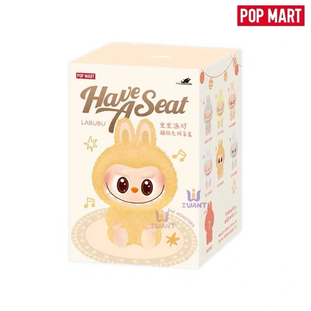 POP MART LABUBU V2 The Monsters Have a Seat Plush Dolls Figures Toys ...