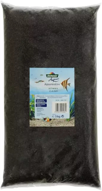 Dehner Aqua Aquarium Kies 2-4mm 5kg schwarz