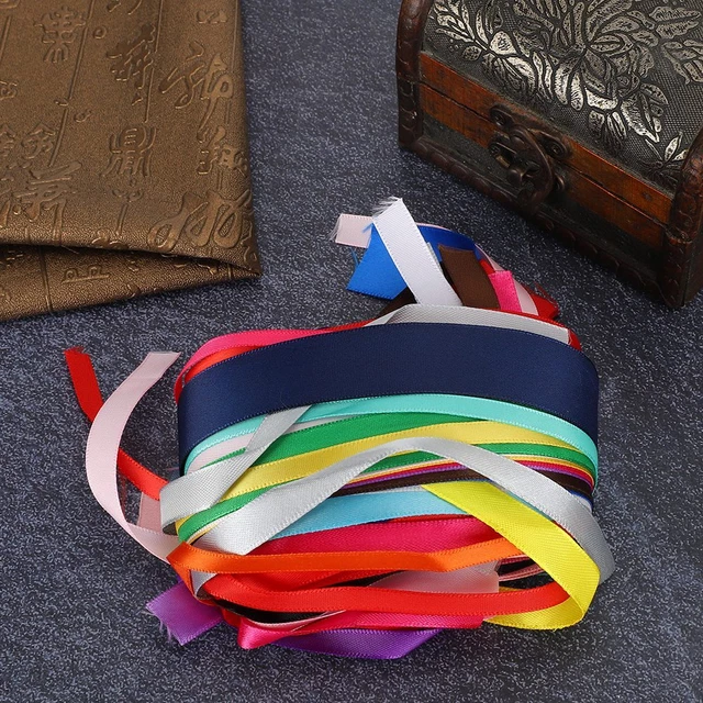 24Pcs Ribbon Color Party DIY Cloth Decor Bow Hair Accessories Gift Box Packaging