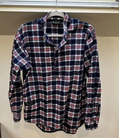 The Vermont Flannel Co. Red & Blue Plaid Pullover Shirt X-Small