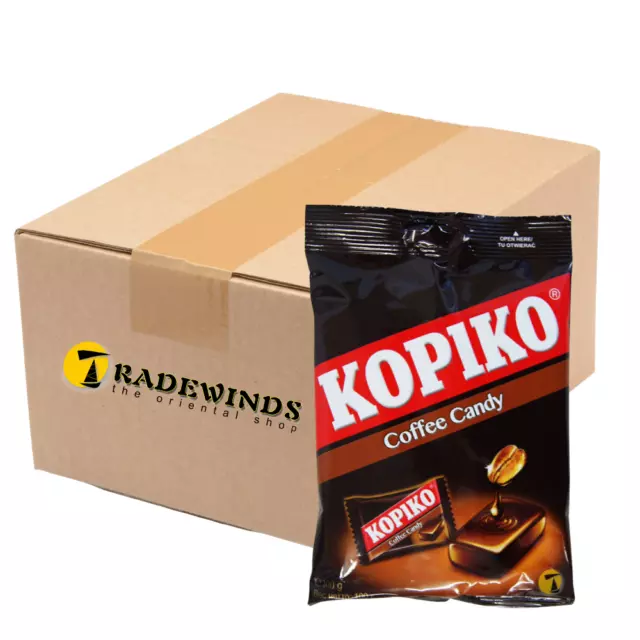 Kopiko Coffee Sweets - Coffee Candy - Case Of 12 X 100G Bags - Bulk Buy