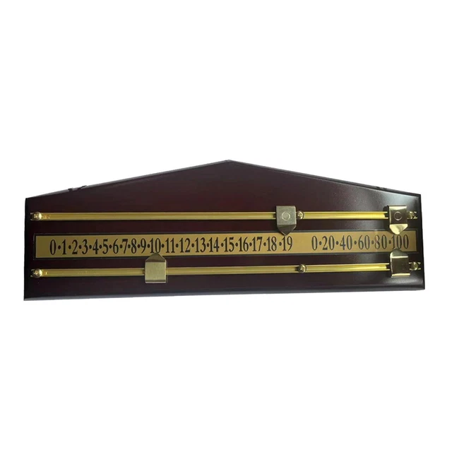Compteur De Points Vintage Pour Billard Snooker - Bois Et Métal - 70 Cm - A4