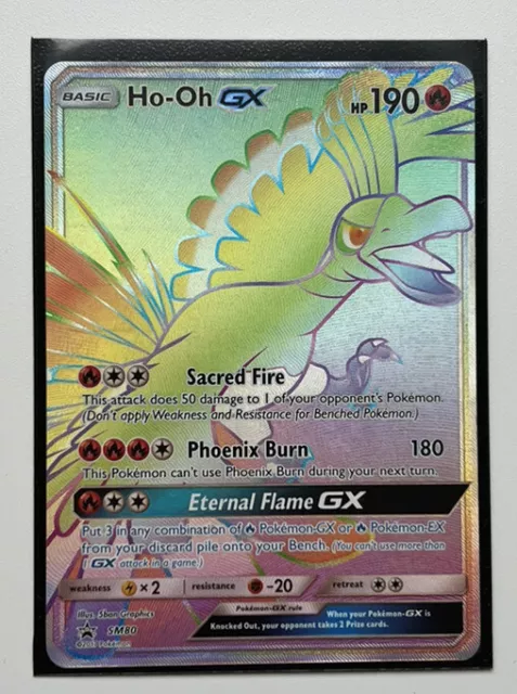 Ho-Oh GX - SM80 (SM Black Star Promo) - Jumbo Cards - Pokemon