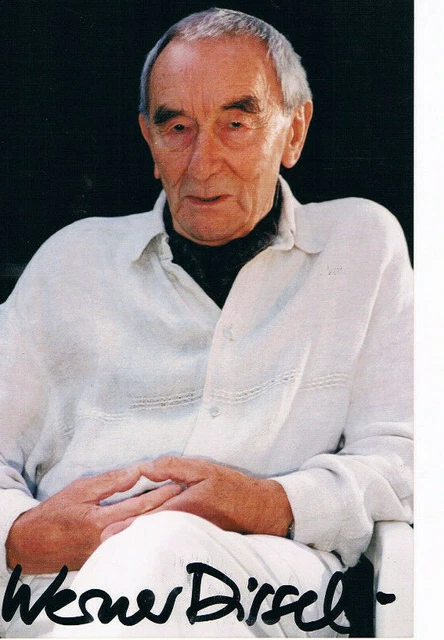 WERNER DISSEL, ORIGINAL Autogramm auf Echtfoto, verstorben EUR 1,00