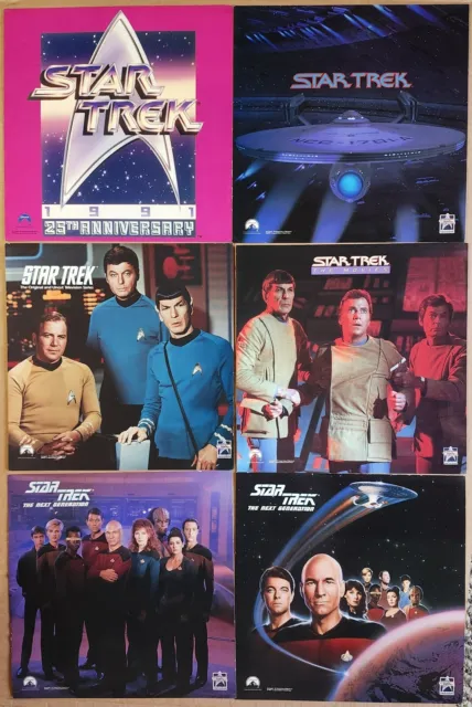 Star Trek 25Th Anniversary Poster Set (6 Posters) - 1991