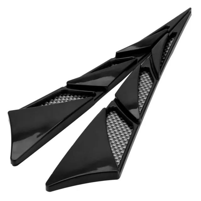 Car Air Flow Vent Side Fender Covers Stickers Intake Turbo Hood Exterior Parts