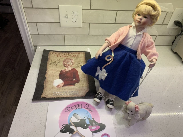 PORCELAIN 50's PEGGY SUE (Poodle Skirt) DOLL -THE HERITAGE SIGNATURE COLLECTION