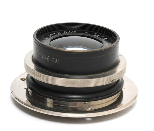 Vintage Brass Lens Anastigmat 7 1/8 x 9 1/2 Focus 240mm
