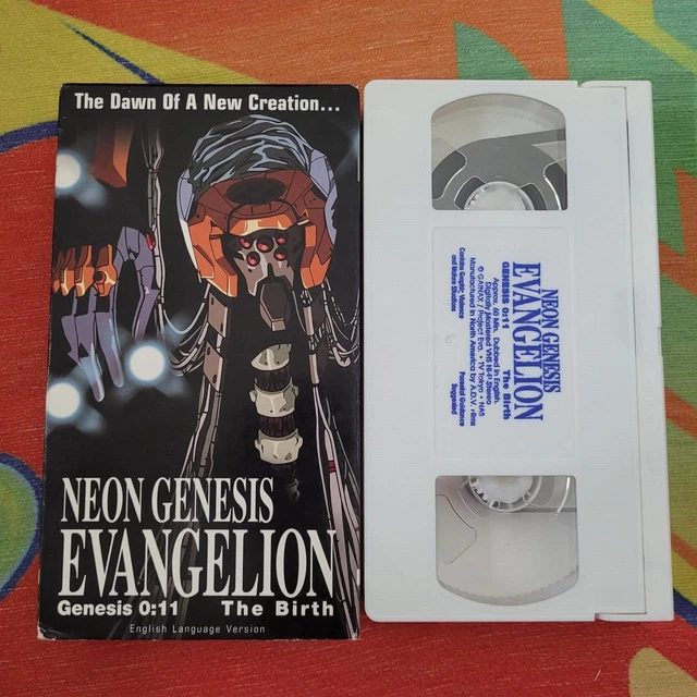 VINTAGE NEON GENESIS Evangelion Anime VHS Genesis 011 English Dub