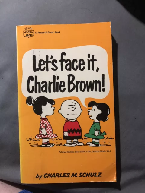 Vintage Peanuts “Let’s Face it Charlie Brown”  Charles M Schulz 1968 Comic Strip