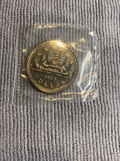 1977 Canada $1 Dollar - Proof Like (PL) Uncirculated From Set  - original seal