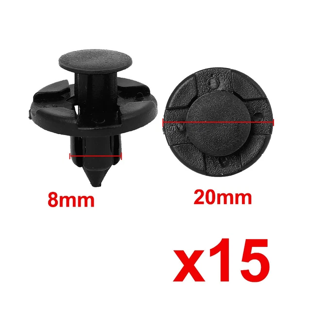 15 Clips De Fixation Pour Portes De Voiture | Compatibles Avec Plusieurs Modèles Opel | Référence 24405740 | Pour Levier De Commande Et Mécanisme De Verrouillage - 11