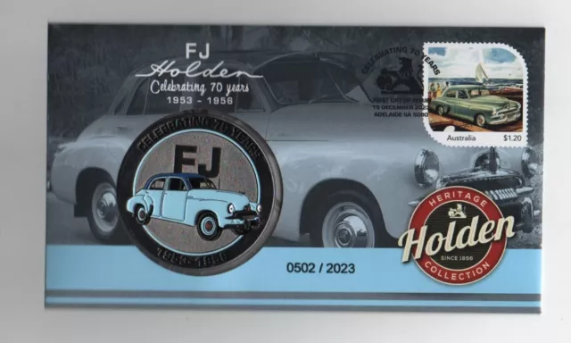 2023 Australia EJ Holden Heritage 70 Years ltd. edition medallion PNC 0502/2023