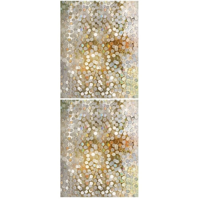 2 rollos pegatinas decorativas ventana película apagón ventana película vidrio desmontable