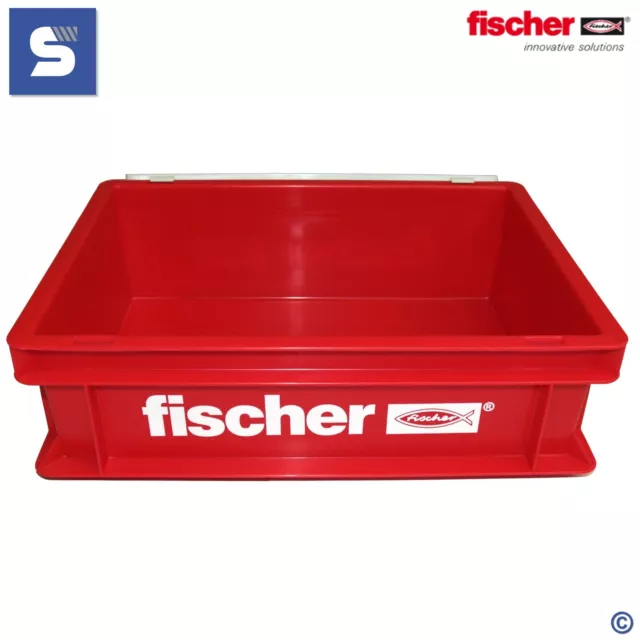 fischer Handwerkerkoffer klein (HWK K) leer | Werkzeugbox Werkzeugkiste (91524) 2