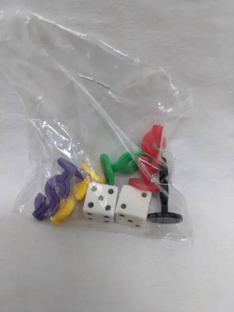 PARKER BROTHERS GAMBLER Chance Board Game Player Tokens And Dice $9.99 ...