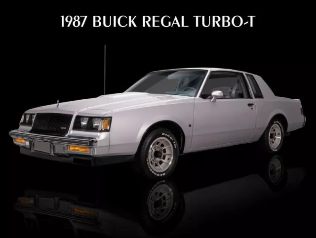 1987 Buick Regal Turbo - T NEW Metal Sign: Large Size & Free Shipping