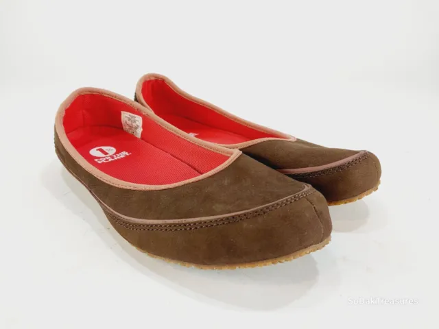 Patagonia Advocate Casual Slip On Flats Brown Shoes Womans Size 8