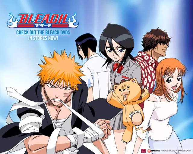 Bleach Episodes 1 - 366 English Dubbed Complete Series 16 Seasons on 36  DVDs