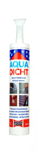 Aqua Dicht-dichtet sofort-Reparatur-Dichtmasse-faserverstärkt-300 ml grau