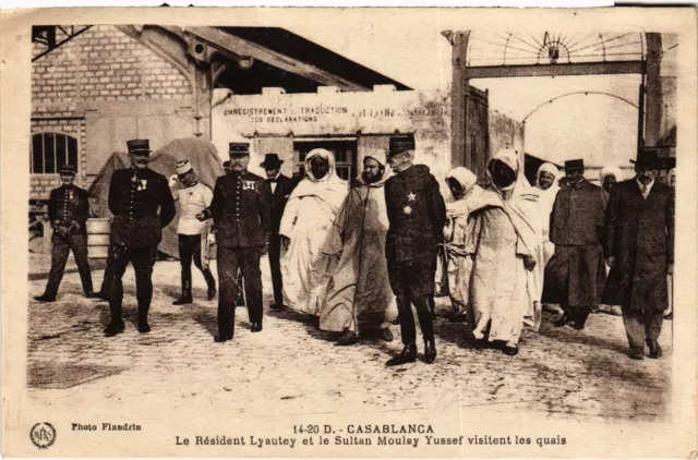 CPA AK Casablanca Le Resident Lyautey MOROC (1318726)