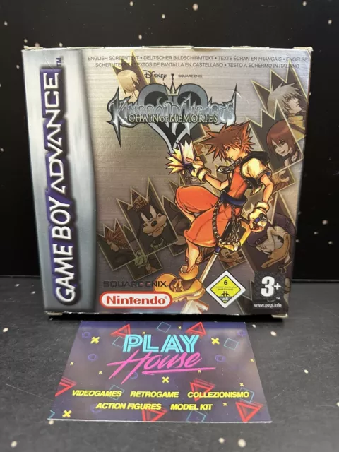 Kingdom Hearts Chains Of Memories Nintendo Gameboy Advance Gba Pal Eu Con Ita