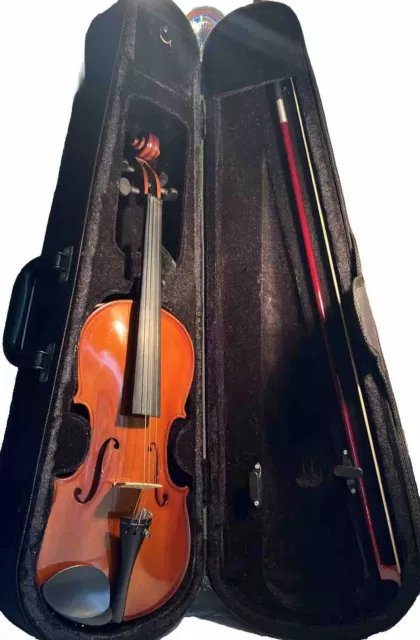 SkyLark Violin with Bow, Case, Accessories | MV:11044