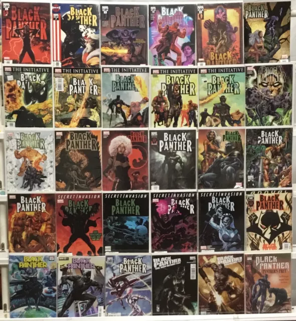 Marvel Comics Black Panther Comic Book Lot of 30 Issues