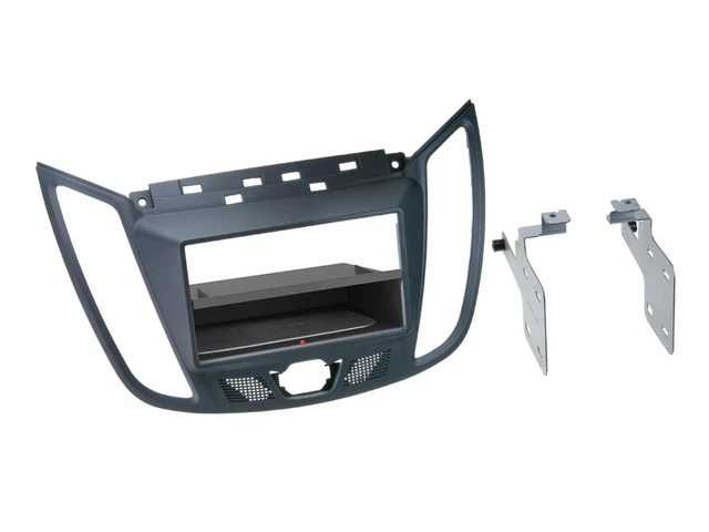 Parafango radio Inbay DIN autoradio per Ford C-Max DXA dal 12/2010 grigio scuro
