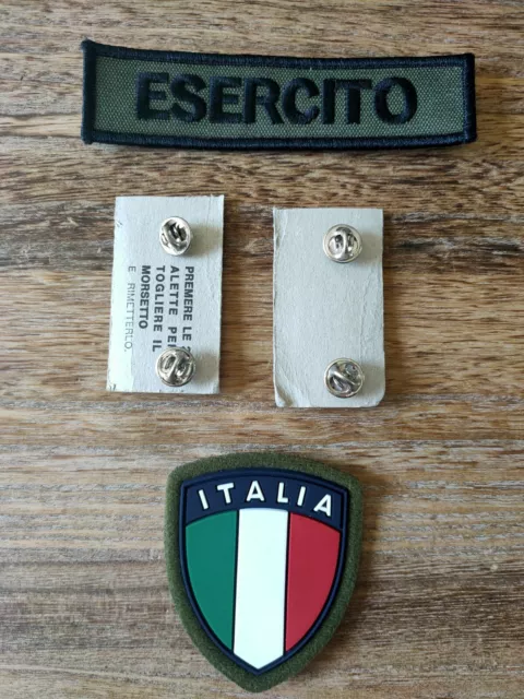 Mostrine Artiglieria Divisa Patch Esercito Scudetto Italia Uniforme Alamari Drop 2