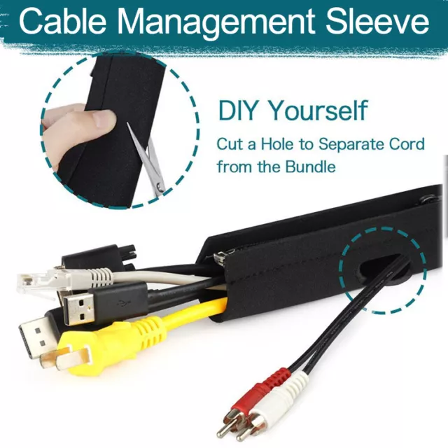 Neopren Kabelkanal Schlauch Kabel Management Kabelmanagement Eine Vielzahl von