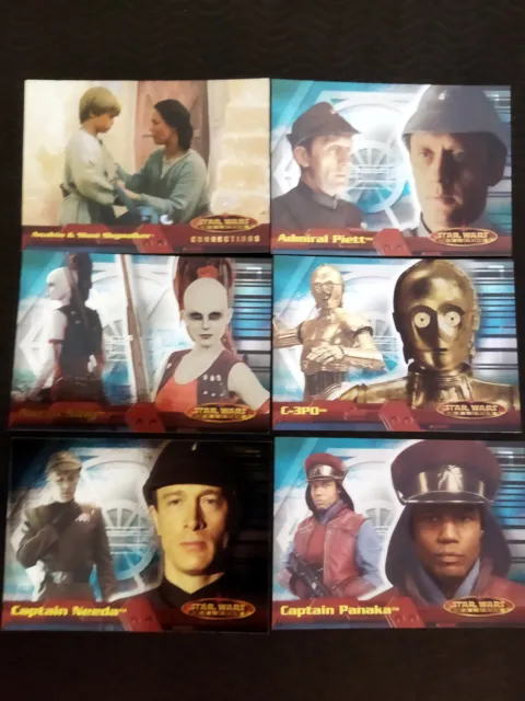 Topps /   40 Cards +  3 special Cards /  Star Wars  / Evolution /   2001