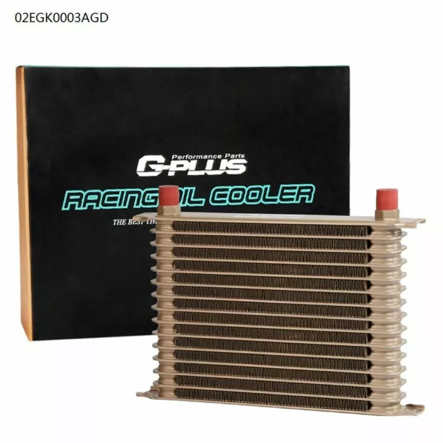 New 15 Row AN10 Universal Aluminum Engine Transmission Oil Cooler