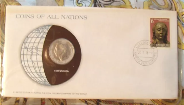 Coins of All Nations Luxembourg 10 Francs 1977 UNC