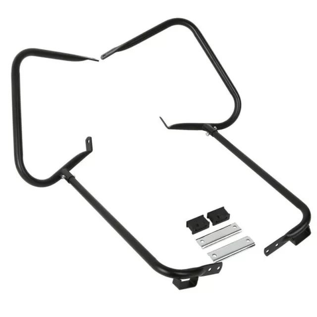 Satteltaschen Schutzbügel für Harley Davidson Road Glide 98-08 schwarz