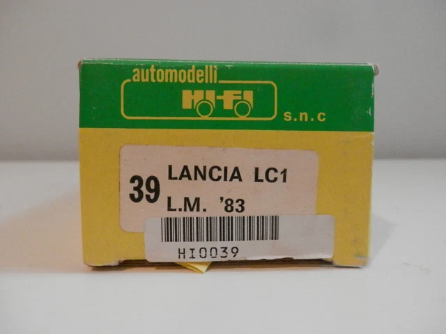 1/43 SCALE AUTOMODELLI. White Metal KIt. No: 39. Lancia LC1. Le Mans 1983 £51.66 - UK