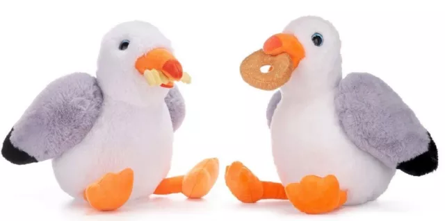 New Official 12" Steven Seagull Soft Plush Toy Bird Seagull Plush With Chip Bnwt