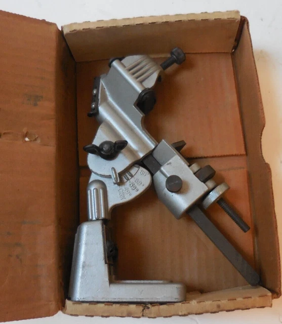 VINTAGE GENERAL DRILL Grinding Attachment No. 825 Tool Box Instructions