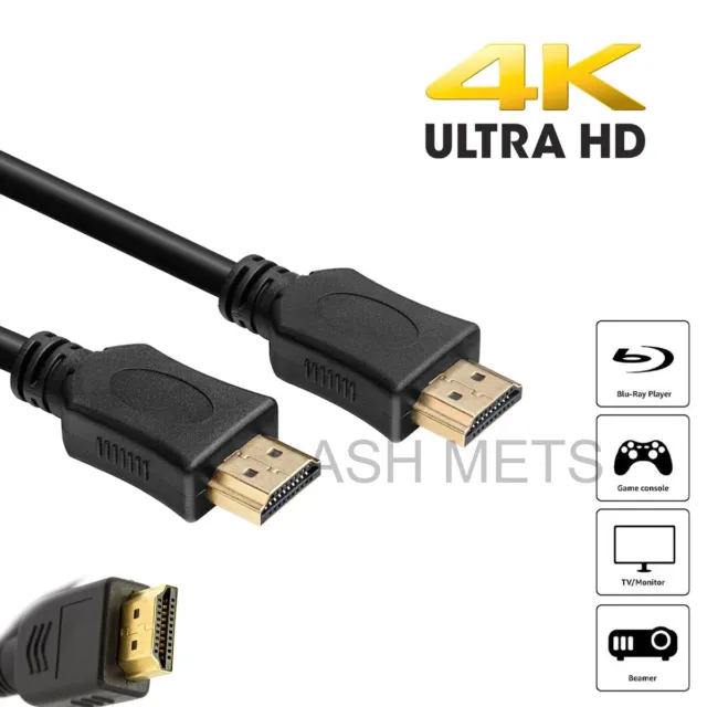PREMIUM UltraHD HDMI Cable v2.0 0.5M/1M/1.5M/2M-10M High Speed 4K 2160p 3D Lead
