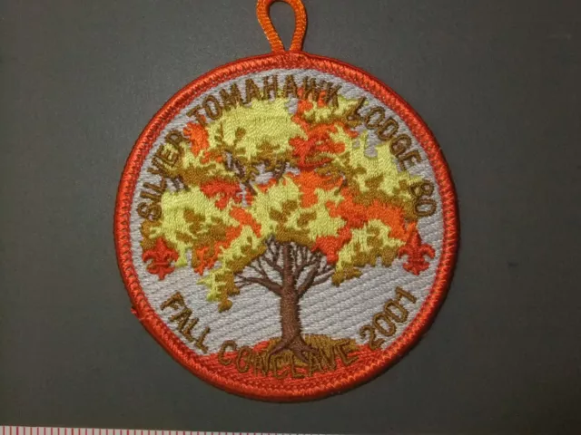 Boy Scout OA 80 Silver Tomahawk Lodge 2001 Event 0765JJ