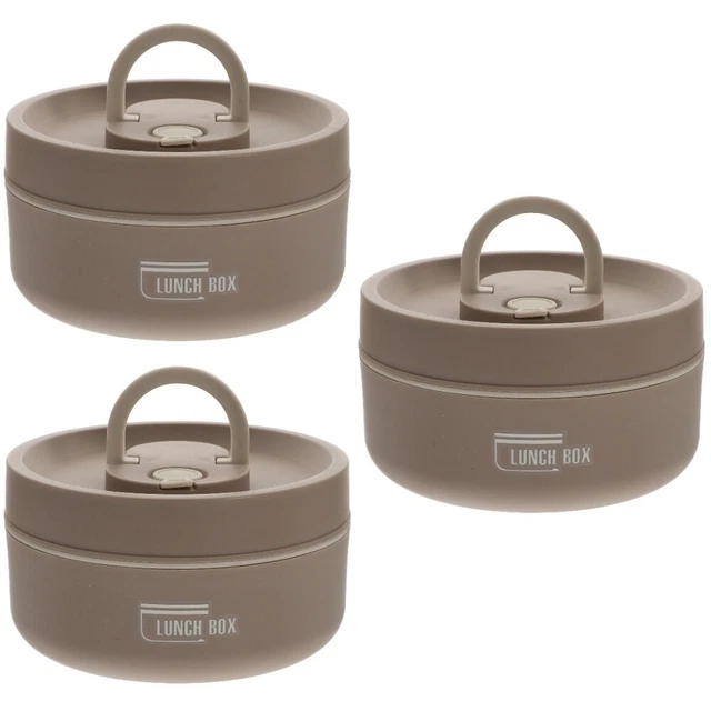 3x scatola donna scatola pranzo bento scatola acciaio inox per amici decorare casa