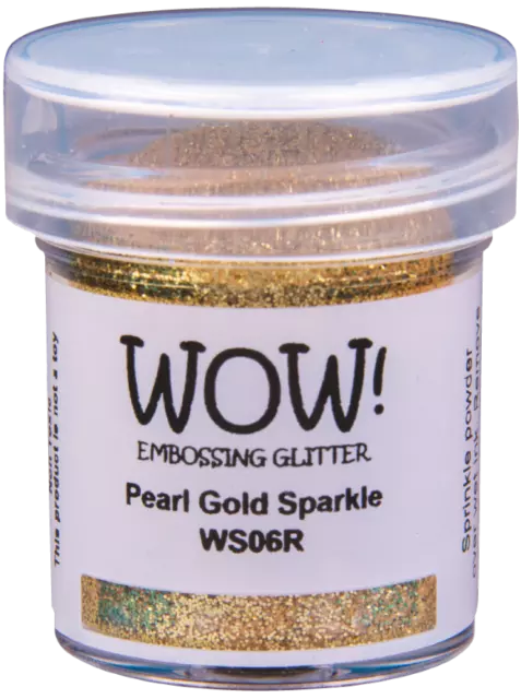 WOW!Embossing Powder 15ml -  Pearl Gold Sparkle