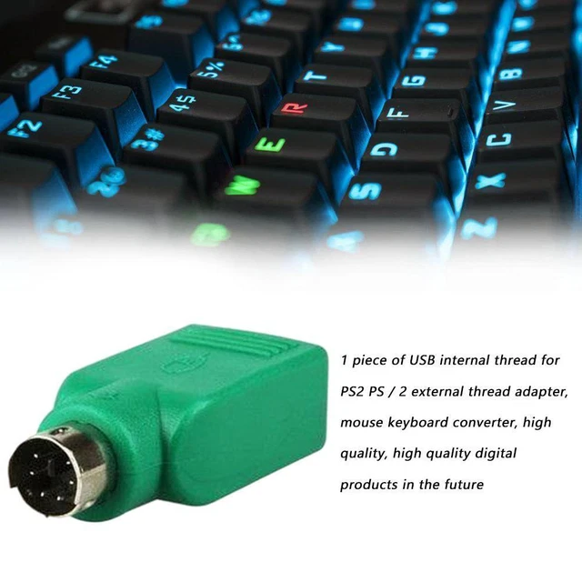 USB Female to PS2 PS/2 Male Adapter Converter keyboard U8T4~ Quality High W3V7