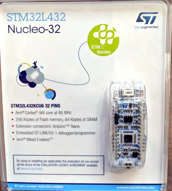 STMicroelectronics MCU Development Board STM32 Nucleo-32 STM32L432 NUCLEO-L432KC