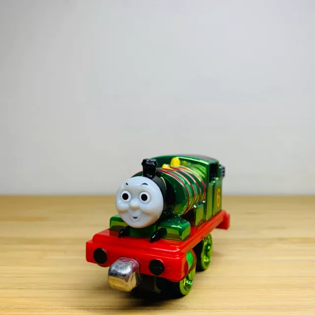 Metallic Percy - Thomas & Friends Take n Play Take Along Diecast Metal Trains