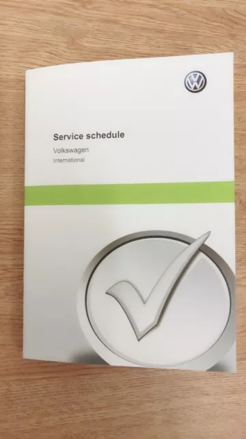 VW VOLKSWAGEN SERVICE HISTORY BOOK GOLF R20 GTI GTD GTE passat polo jetta OEM***