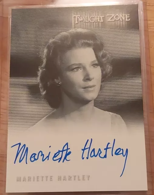 2009 Complete Twilight Zone 50th Anniversary Mariette Hartley A99 autograph card