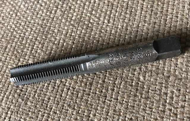 Vintage S-K Tools 3/8"-24 Hand Tap - Made in USA