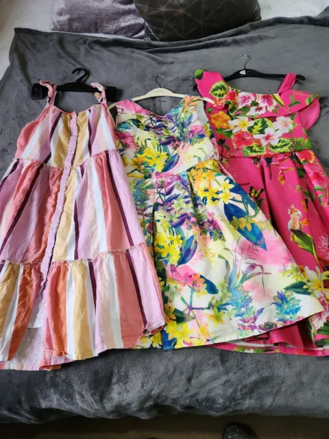 Girls Clothes Bundle SUMMER Dresses Age 10-12 Set of 4