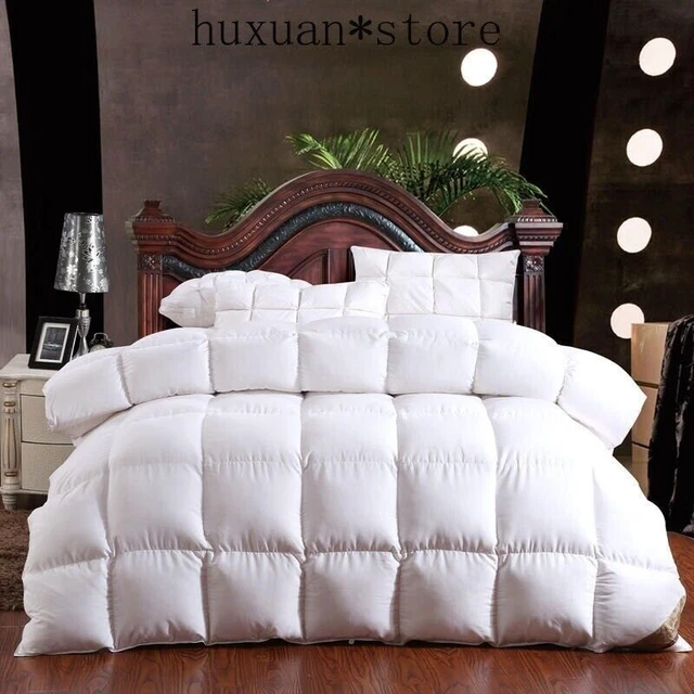 100%Down Comforter Duvet Blanket Feather Bed Soft Quilted Blanket 150*200 Cover